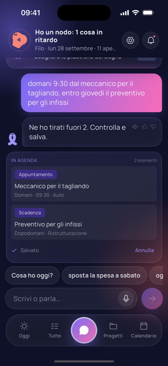 La chat di Filo
